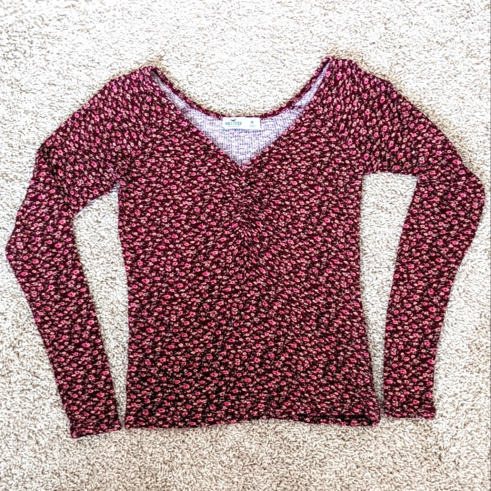 Hollister Long Sleeve Floral Shirt